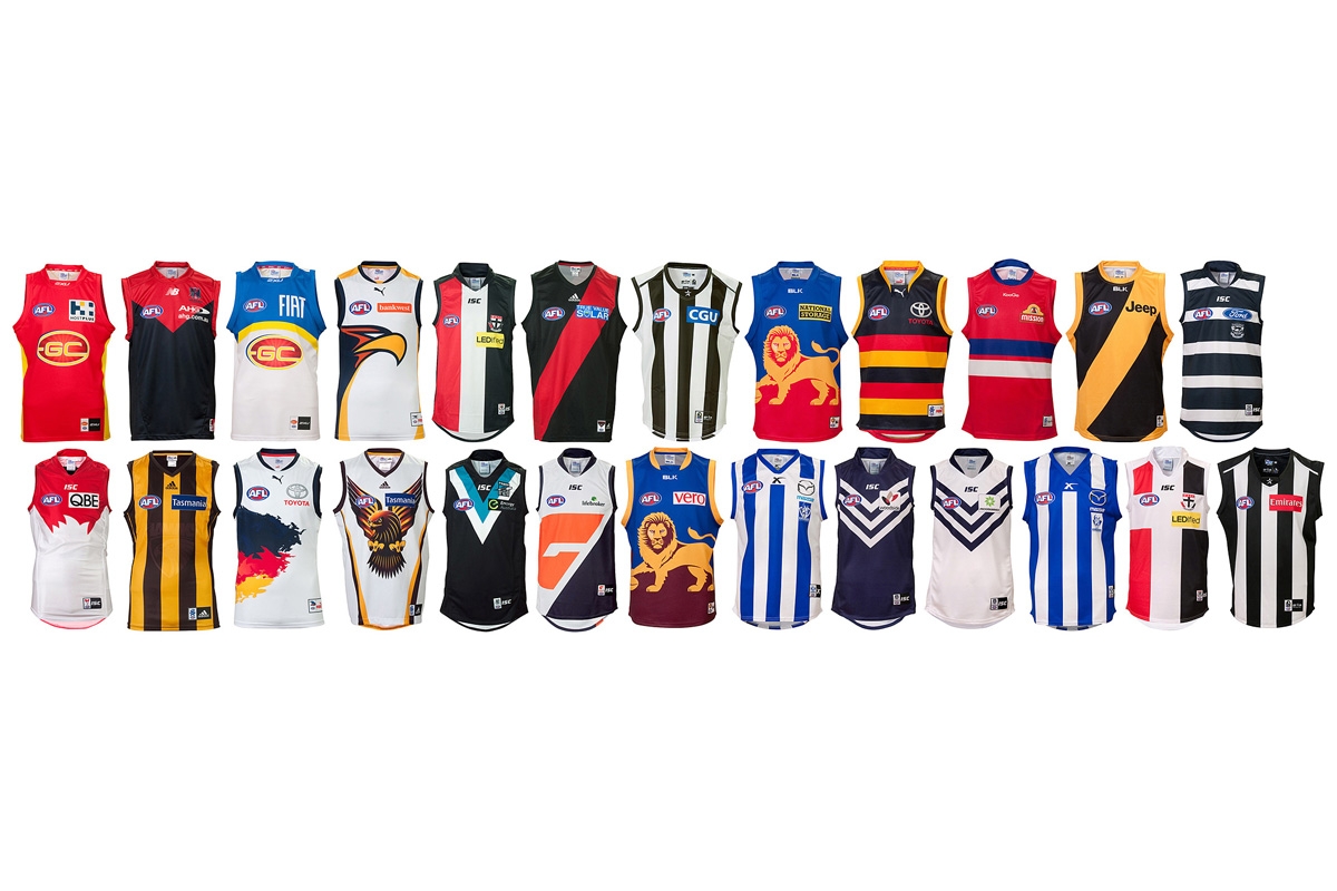 AFL Jerseys See 360 Degrees